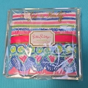 Lilly Pulitzer Vibrant Striped and Floral Napkins